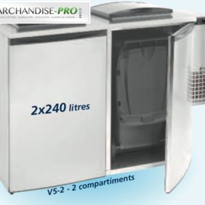 Refroidisseur de déchets 2 compartiment