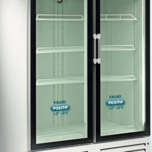 Armoire réfrigérée VITRÉE 1200L LAQUÉ