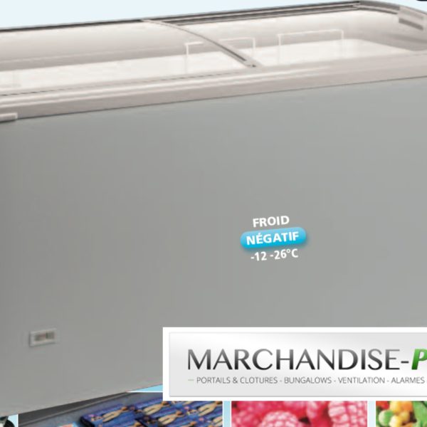Congélateur conservateur avec couvercle 477L