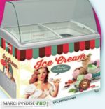 Vitrine conservateur à crèmes glacées Vintage