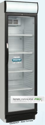 Armoire vitrine réfrigérée 374L