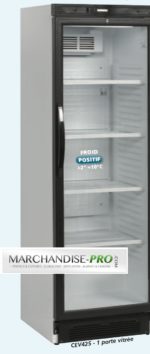 Armoire vitrine réfrigérée 374L