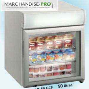 Mini-vitrine de comptoir 50L