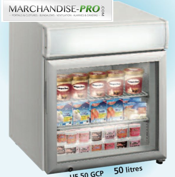 Mini-vitrine de comptoir 50L