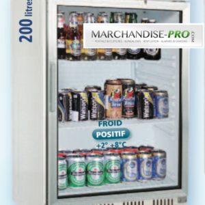 Armoire réfrigérée vitrée P 200 L