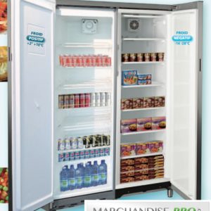 Armoire double réfrigérée mixte