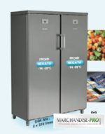 Armoire double réfrigérée négatif