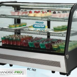 Vitrine réfrigérée PANORAMIQUE 2P