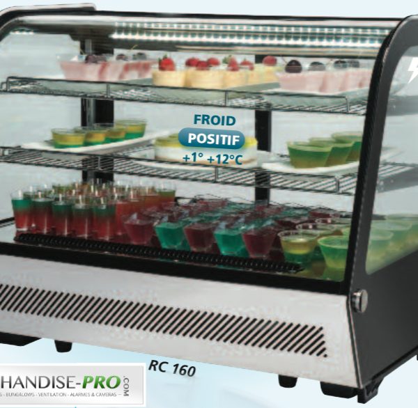 Vitrine réfrigérée PANORAMIQUE 2P