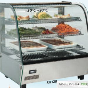 Vitrine chauffante PANORAMIQUE 120L