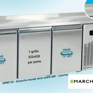 Desserte réfrigérée Gastro 3P