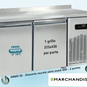 Desserte réfrigérée Gastro 2P