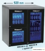 Arrière bar réfrigérée double