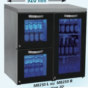 Arrière bar réfrigérée double