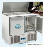 Saladette réfrigérée 2 portes