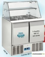 Saladette réfrigérée 2 portes