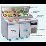 Table à pizzas réfrigérée 2 portes