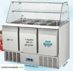 Saladette réfrigérée 3 portes 127Kg