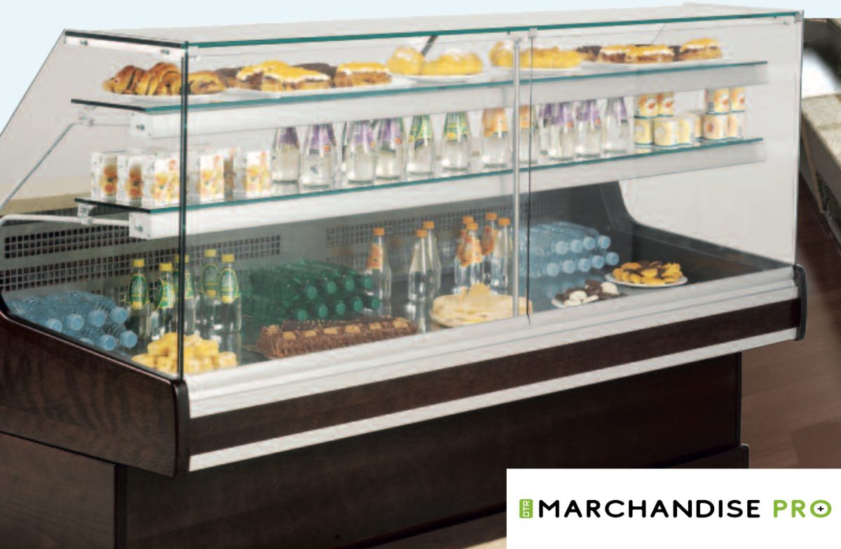 Vitrine réfrigérée exposition