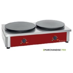 Crêpière électrique double