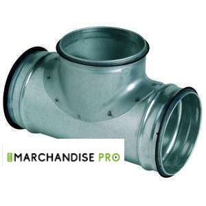 Té équerre galva 160/160 à joints