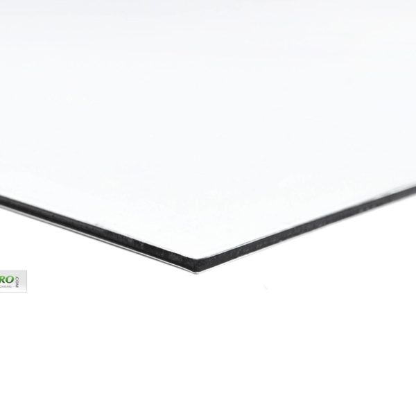 PLAQUE ALUMINIUM COMPOSITE BLANC 9016 MAT/BRILLANT