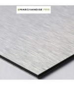 PLAQUE ALUMINIUM BROSSÉE