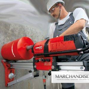 Carottage mur porteur béton