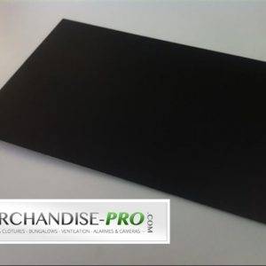 plaque alu noir brossé