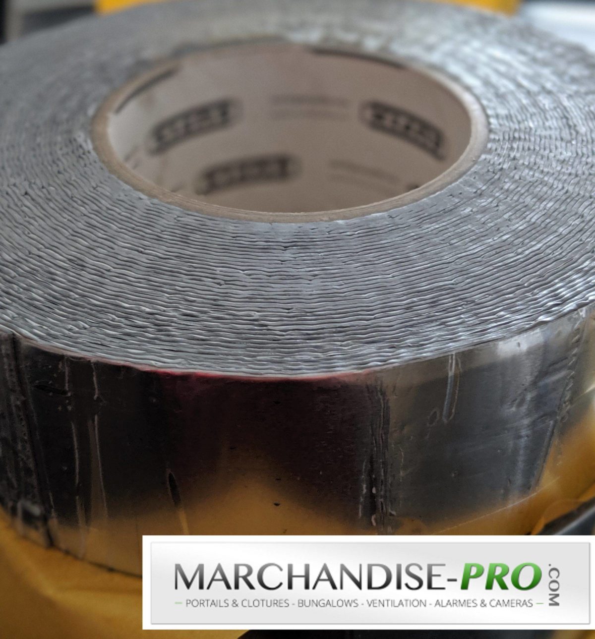 Ruban adhésif en aluminium pour applications haute température