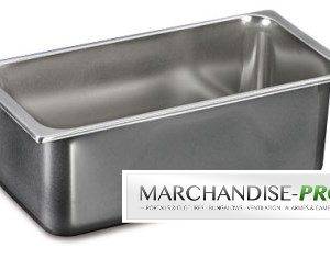 Bac à crème glacée inox