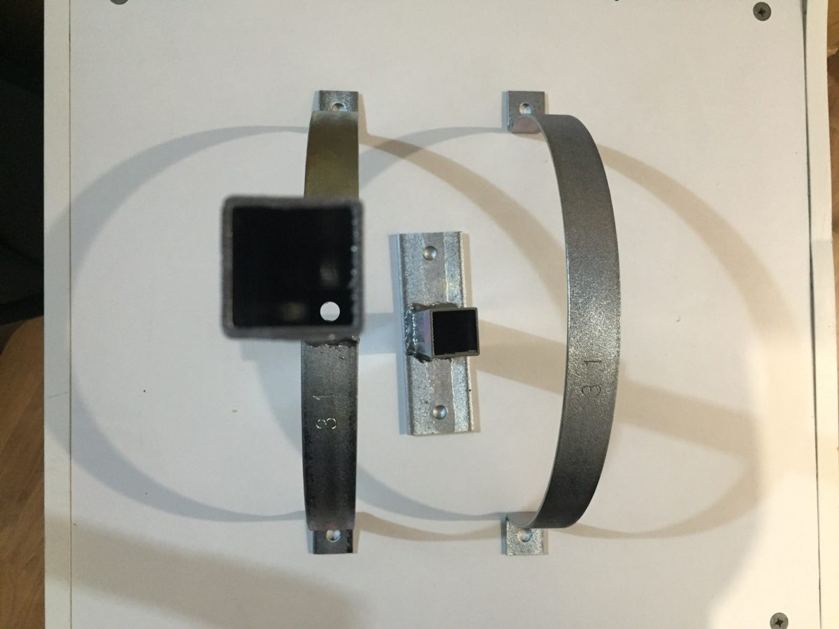 Colliers platine 50x 5 support mural