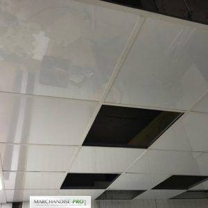 Dalle de faux plafond démontable modulaire ininflammable décorative