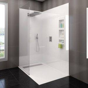 panneau mural composite salle de bain