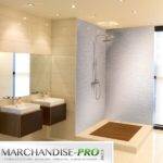 panneau mural composite salle de bain