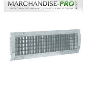 Grille de ventilation sur gaine galvanisé