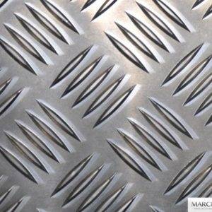 plaque aluminium strié sur mesure