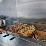 Barbecue 8 grilles + 1 fixe avec 1 Moteur