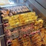 Barbecue 8 grilles + 1 fixe avec 1 Moteur