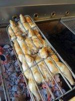 Barbecue 8 grilles + 1 fixe avec 1 Moteur