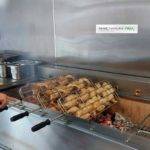 barbecue charbon motorisé 6 BROCHES