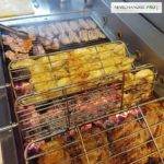 barbecue charbon motorisé 6 BROCHES