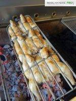 barbecue charbon motorisé 6 BROCHES