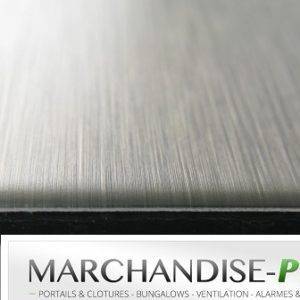 Crédence alu brossé sur mesure