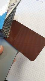 Panneau chocolat RAL8011