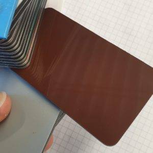 Panneau chocolat RAL8011