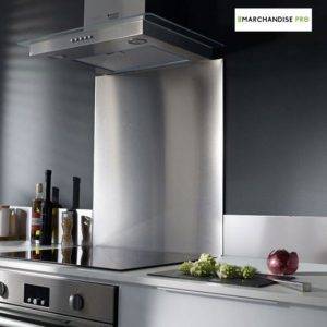 Crédence alu brossé sur mesure