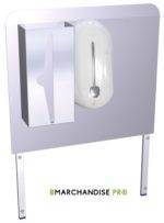 Dosseret inox pour Lave-mains autonome