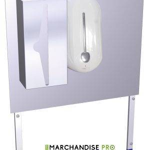 Dosseret inox pour Lave-mains autonome