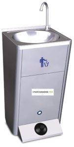 3 Lave Main Inox Sur Pied & 2 Portable avec dosserets